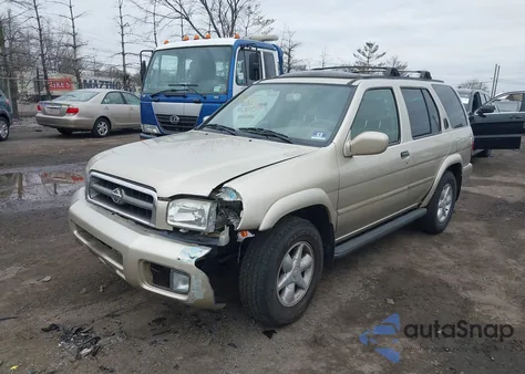 2001 Nissan Pathfinder Le из США, поврежденный, VIN JN8DR07Y71W529385